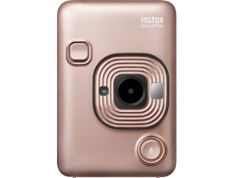 Máquina Fotográfica Instantânea FUJIFILM Instax Mini LiPlay (Blush Gold - Obturação: 1/4 - 1/8000 s - Li-Ion - 62x46 mm)