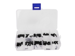 Mali kit de Parafusos para Carro Rc com Caixa 100pcs Aço Inoxidável para Mjx 16208 16207 16210 Carro Rc Brushless 1/16