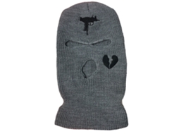 Máscara Balaclava Tejida con 3 Agujeros para Invierno, Antiviento y Transpirable S/MARCA