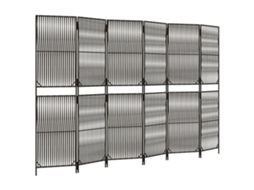 Room Divider, Room Dividers Vidaxl Cinzeto Rattan / Vime (294 X 180 Cm)