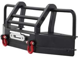 Para choque Metálico com Suporte para Guincho Carro Rc 1/10 SFUSHOS