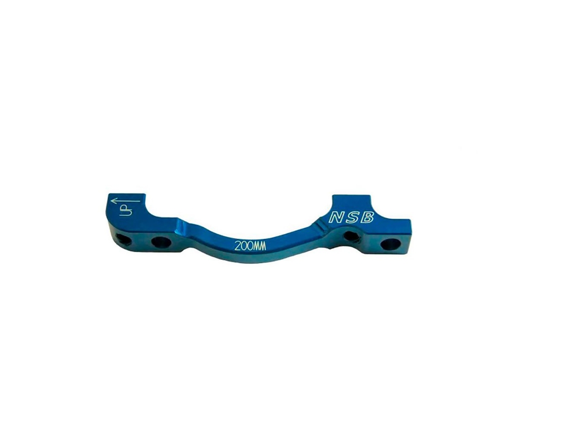Adaptador de Disco Dianteiro Pm-Pm 203 Mm Prateadonorth Shore Billet
