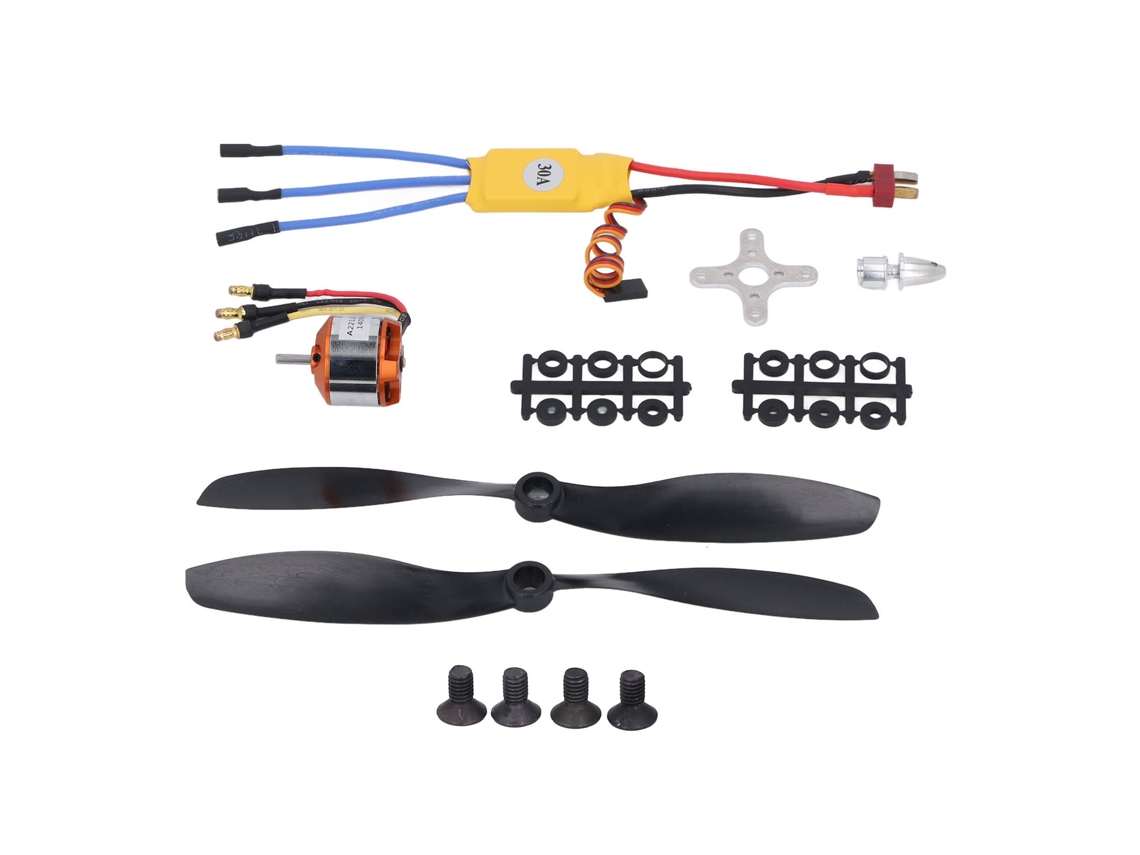 Kit Motor Esc Brushless 1400kv 30a Para Drone Quadcopter Rc 550 A2212 10t