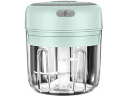 Picador De Legumes Picador De Alho Elétrico De 300ml Para Cozinha, Mini Liquidificador Sem Fio, Alimentos Yizhood (verde)