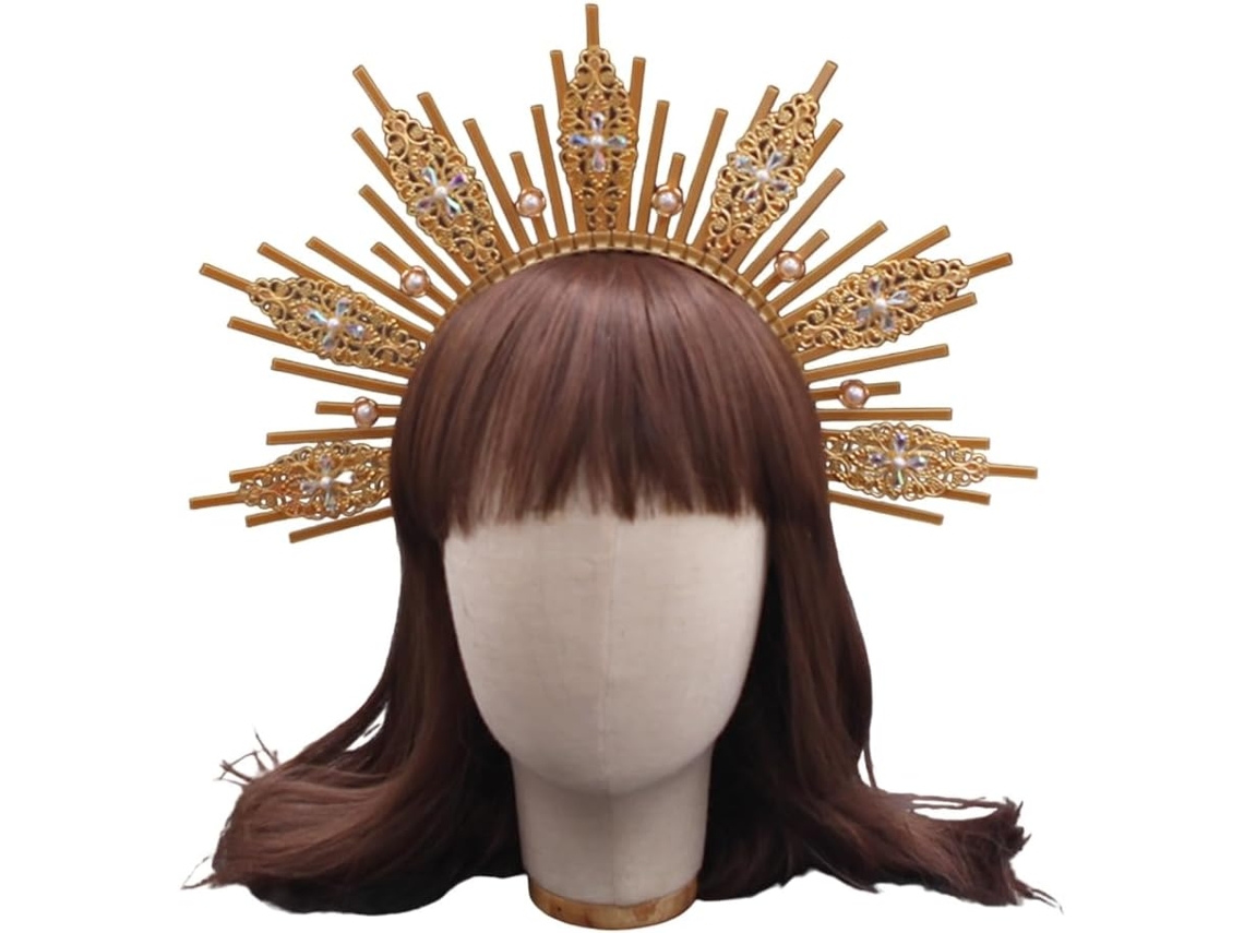 Tiara de Noiva Deusa do Sol SFUSHOS