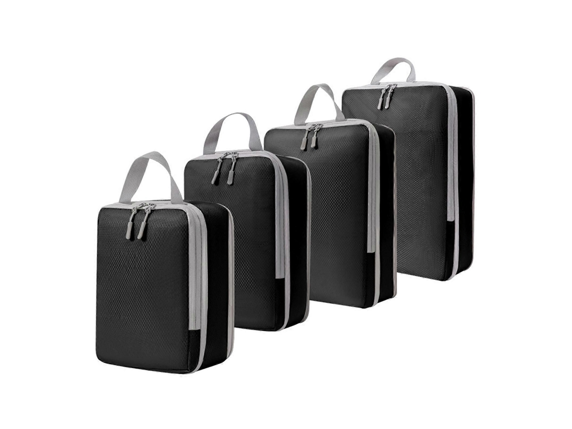 Conjunto De 4 Sacos Armazenamento Compressão À Prova Umidade Para Roupas, Organizadores Armário Elegante S E Acessórios Organização Doméstica, Co