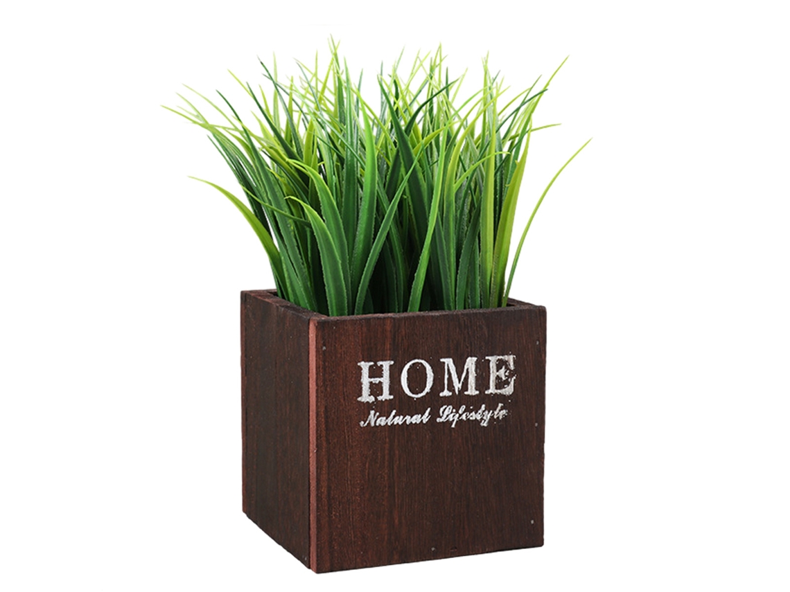 XYVONA Plantas Artificiais De Grama Para Mesa, Plantas Verdes Artificiais Em Vasos Decorativos.