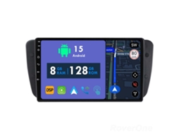 Auto Rádio Carro Bluetooth Autoradio 8GB RAM 128G ROM CarPlay Navegação GPS Ecrã Táctil RoverOne para Seat Ibiza 6J IV 4 2008-2015  