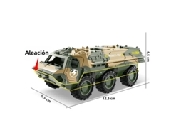 Carrinho de Brinquedo Militar Infantil em Metal, Escala 1:50. MDUG