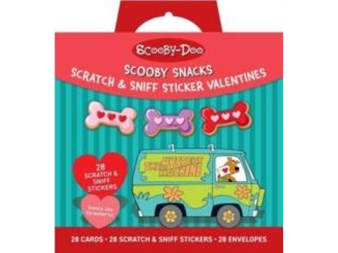 Livro Scooby-Doo Scooby Snacks Scratch amp Sniff Sticker Valentines de Insights (Inglês)