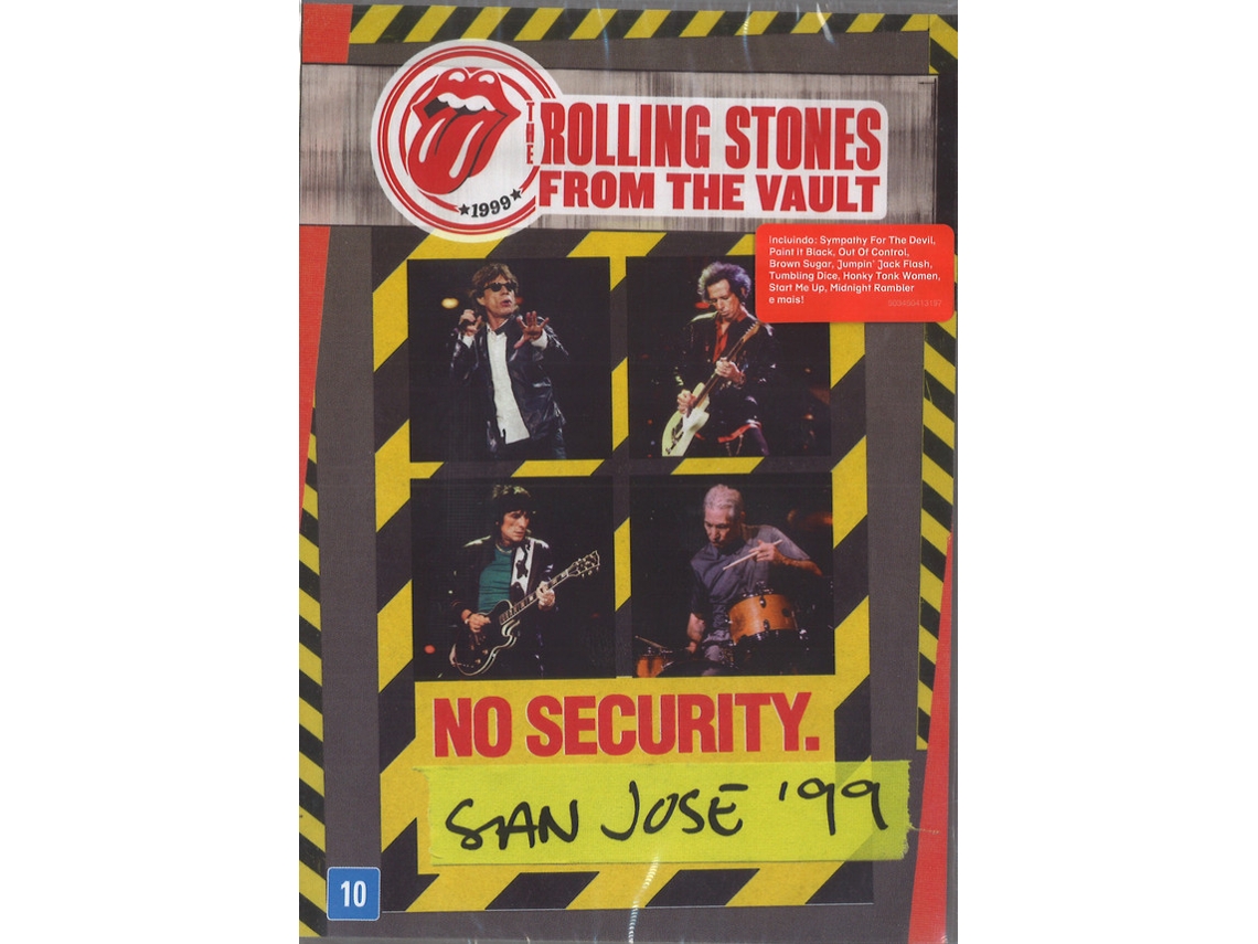 DVD The Rolling Stones - No Security. San Jose '99