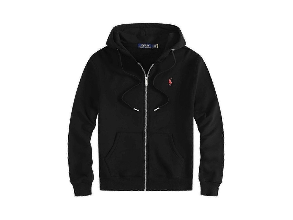 Moletom Com Capuz Esportivo Masculino Oversized Algodão Com Pelo Plus Size Suéter Com Logo Preto E Vermelho