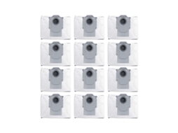 12 Peças Compatíveis com T8 Plus G10S Pure/Pro G20 Q5 Saco de Pó de Carvão Ativado Peça Sobressalente de Aspirador de Pó-Branco