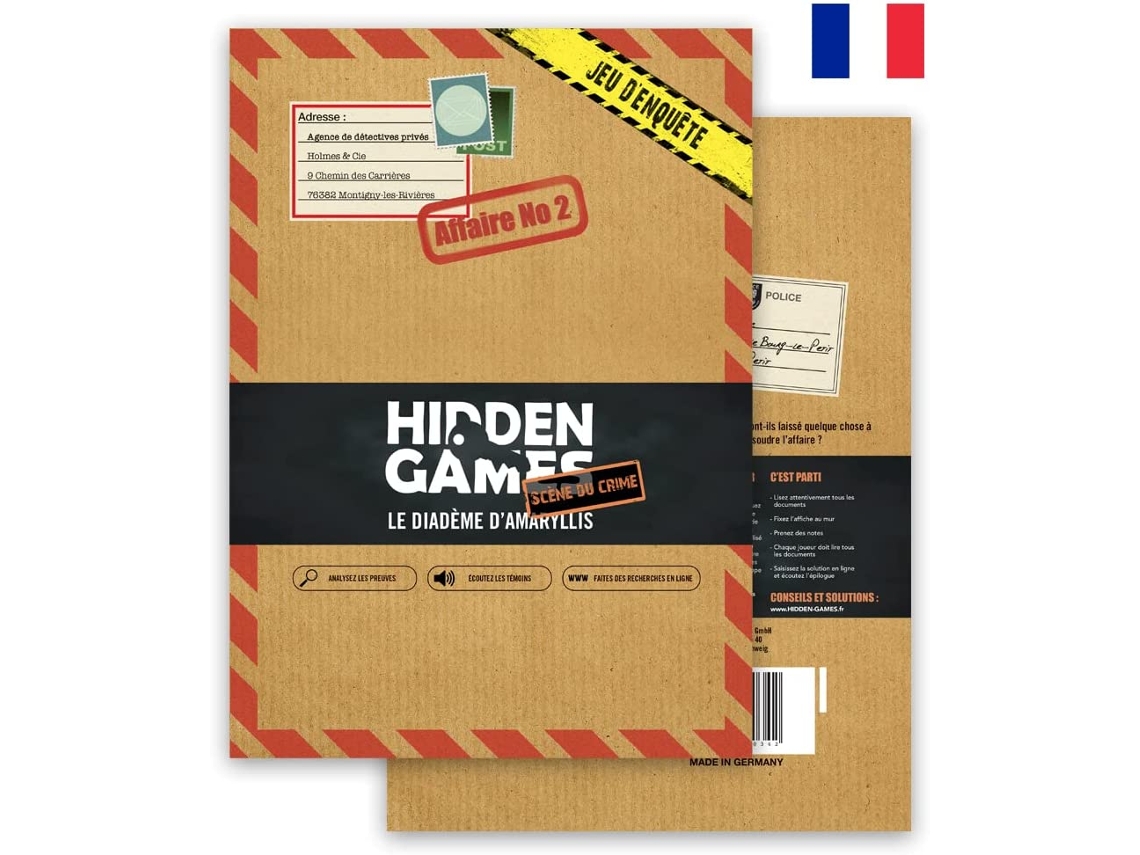 Jogo de cartas HIDDEN GAMES Detetive (14 anos)