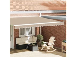 Vidaxl Substituição De Valance De Toldo Bege 430 X 20 Cm Poliéster