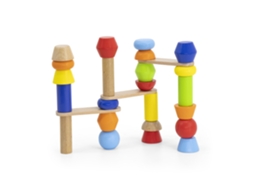 Jogo de construção de torres de blocos Viga