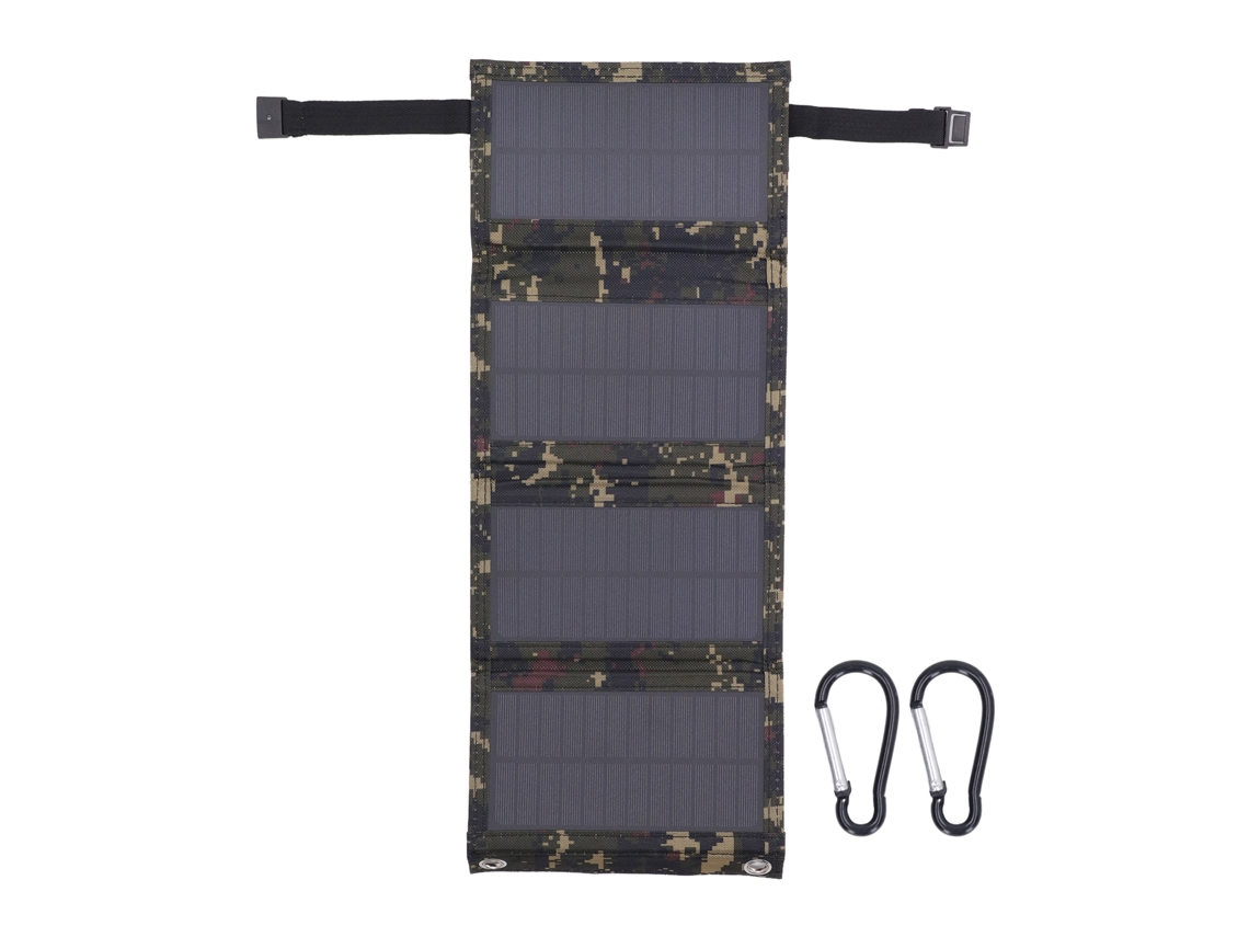 Painel Solar Monocristalino Dobrável 20 W à Prova D'água para Camping BRILVIBERA