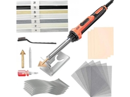 100w Soldador de Plástico, Kit de Soldadura 2 em 1 com Puntas e Varillas