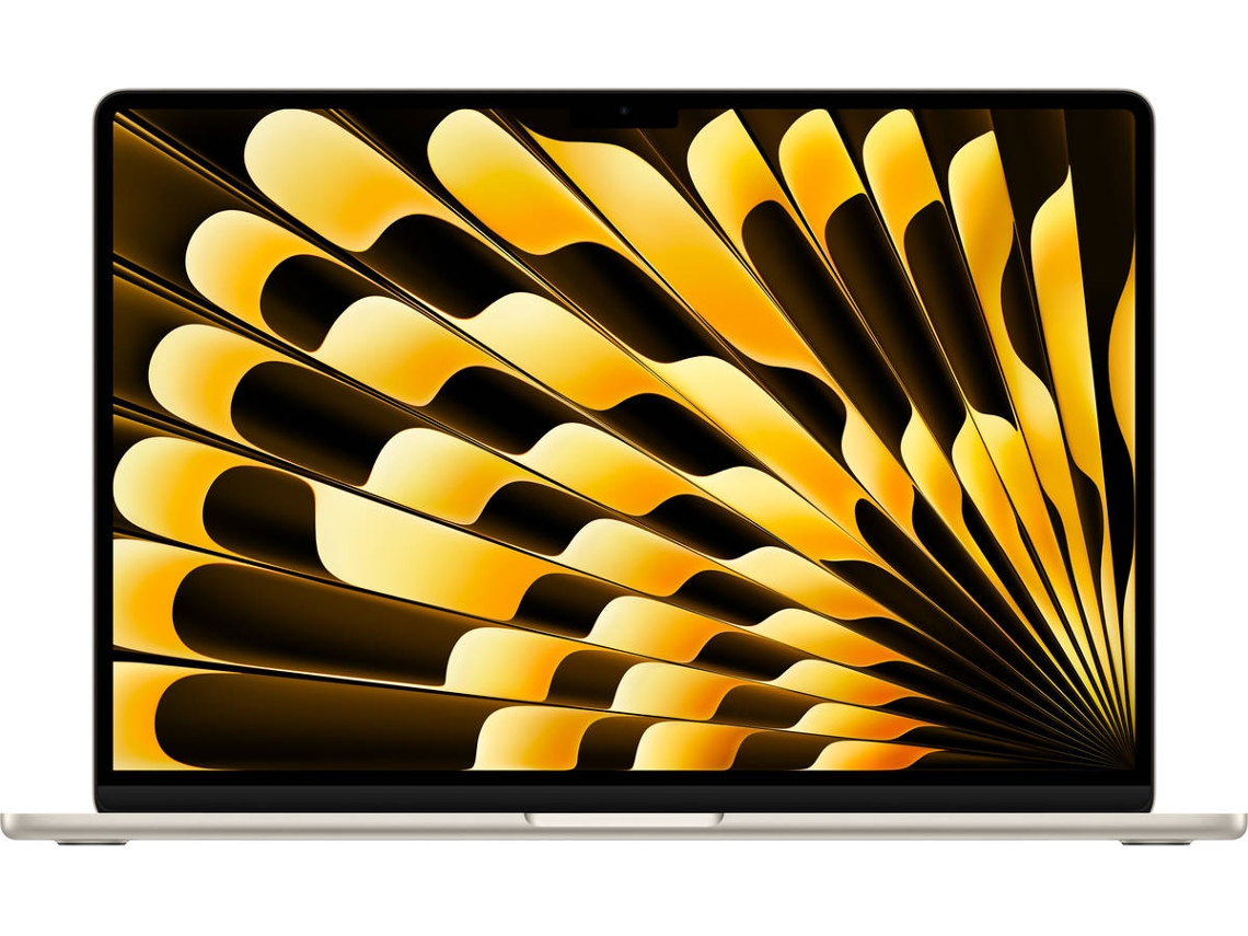 MacBook Air APPLE Luz das estrelas (15'' - Apple M5 10-Core - RAM: 16 GB - 1 TB SSD - GPU 10-Core)
