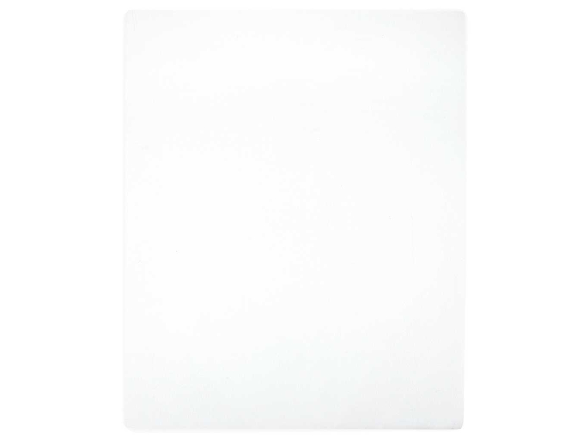 Vidaxl Lençol Ajustável 160x200 Cm Algodão Jersey Branco