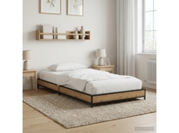Vidaxl Estrutura Da Cama Carvalho Arttisan 80 X 200 Cm