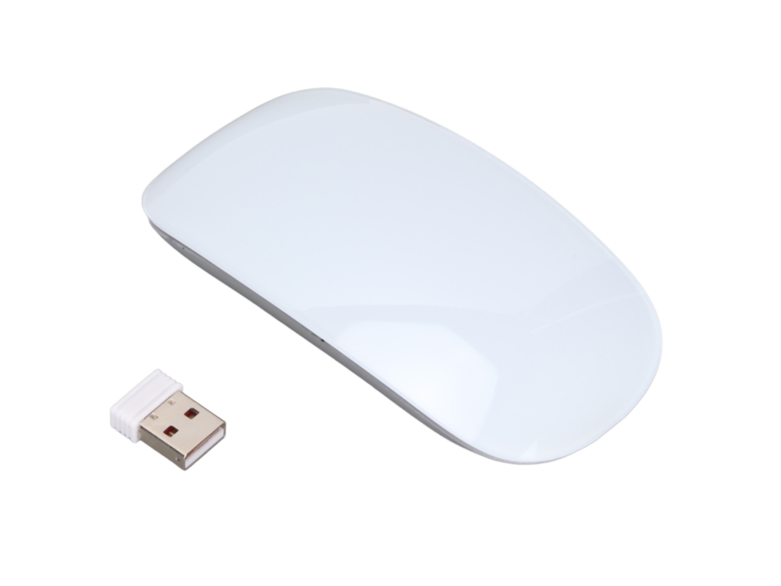 Rato Sem Fio (2.4g Sem Fio 1200dpi) Ultra-fino Toque Simples E Elegante Rato Para Laptop De Escritório E Jogos