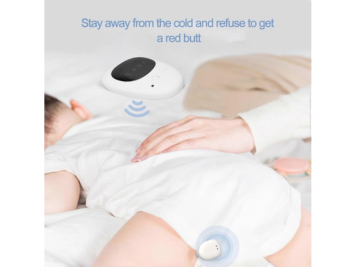Sistema De Alarme De Enurese Sem Fio, Alarme De Penico Recarregável Com Som E Vibração, Sensor De Enurese De Molhar A Cama Para Crianças Idosas