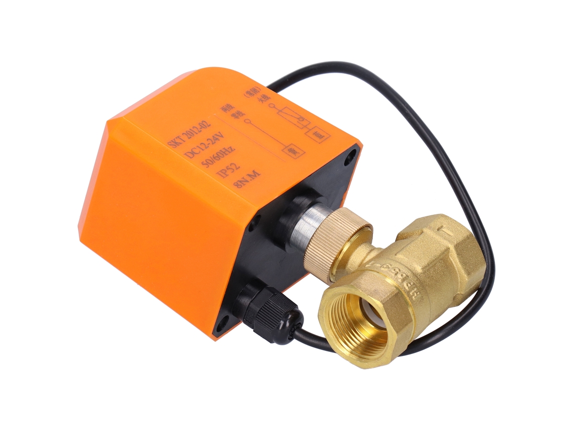 Válvula De Esfera Eléctrica Profissional Laxiscreed Dn20 2 Vias Controlada Por Dc12/24v