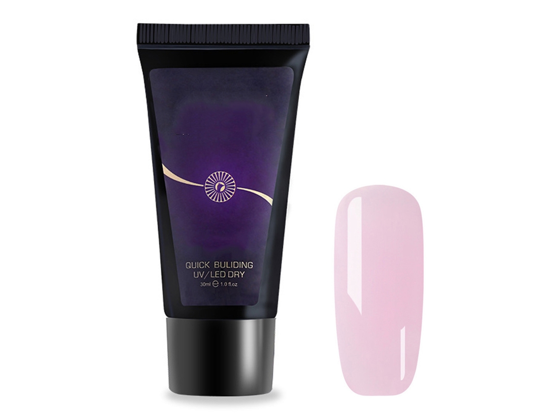 Gel De Extensão De Unhas Profissional Fast Crystal 30ml Esmalte Uv Builder 08