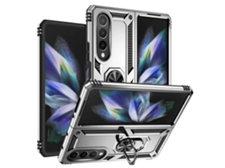 Capa Para Samsung Galaxy Z Fold4 À Prova De Choque Em Tpu + Pc