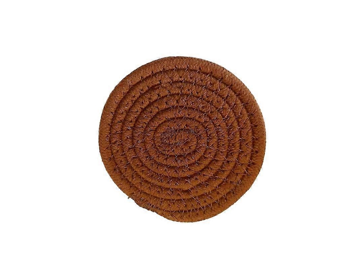 Cobreiro De Algodão Tricotado Resistente Ao Calor, Tapete Para Cozinha, Proteção De Mesa, Tapete Para Placa Quente De Algodão Natural. Sygo