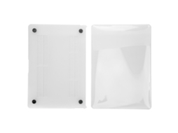 Funda Protectora Rígida de Abs para Macbook Air: Carcasa Ligera Con Ventilación Y Patas de Goma Blancas.
