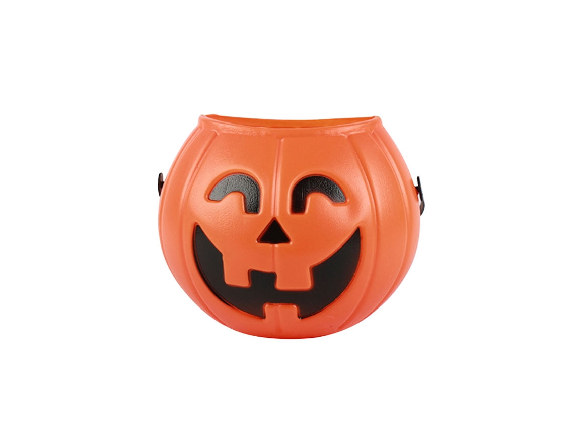 Laxiscreed Balde De Abóbora Para Halloween, Cesto De Doces Reutilizável Para Crianças, Pack De 2