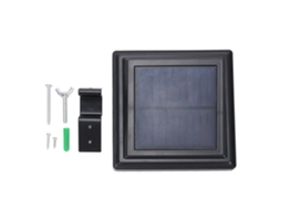 Luminária solar de LED para calha, modelo 2026, IP65 à prova d'água, com acendimento automático ao anoitecer e ao amanhecer, ideal para decoração de pátios, cercas, paredes e jardins.