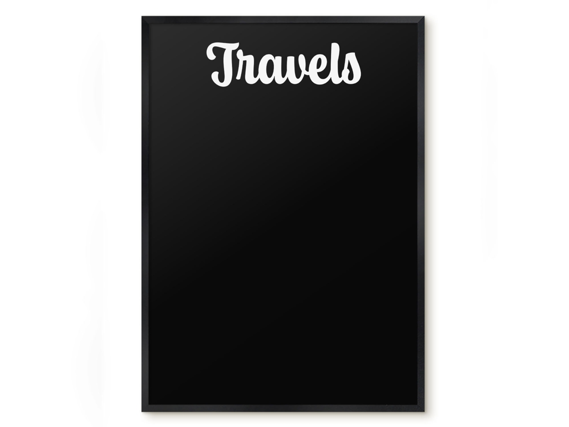 Magnetic Glass Board Travels For The Hall Espelharte (50x70 Cm)