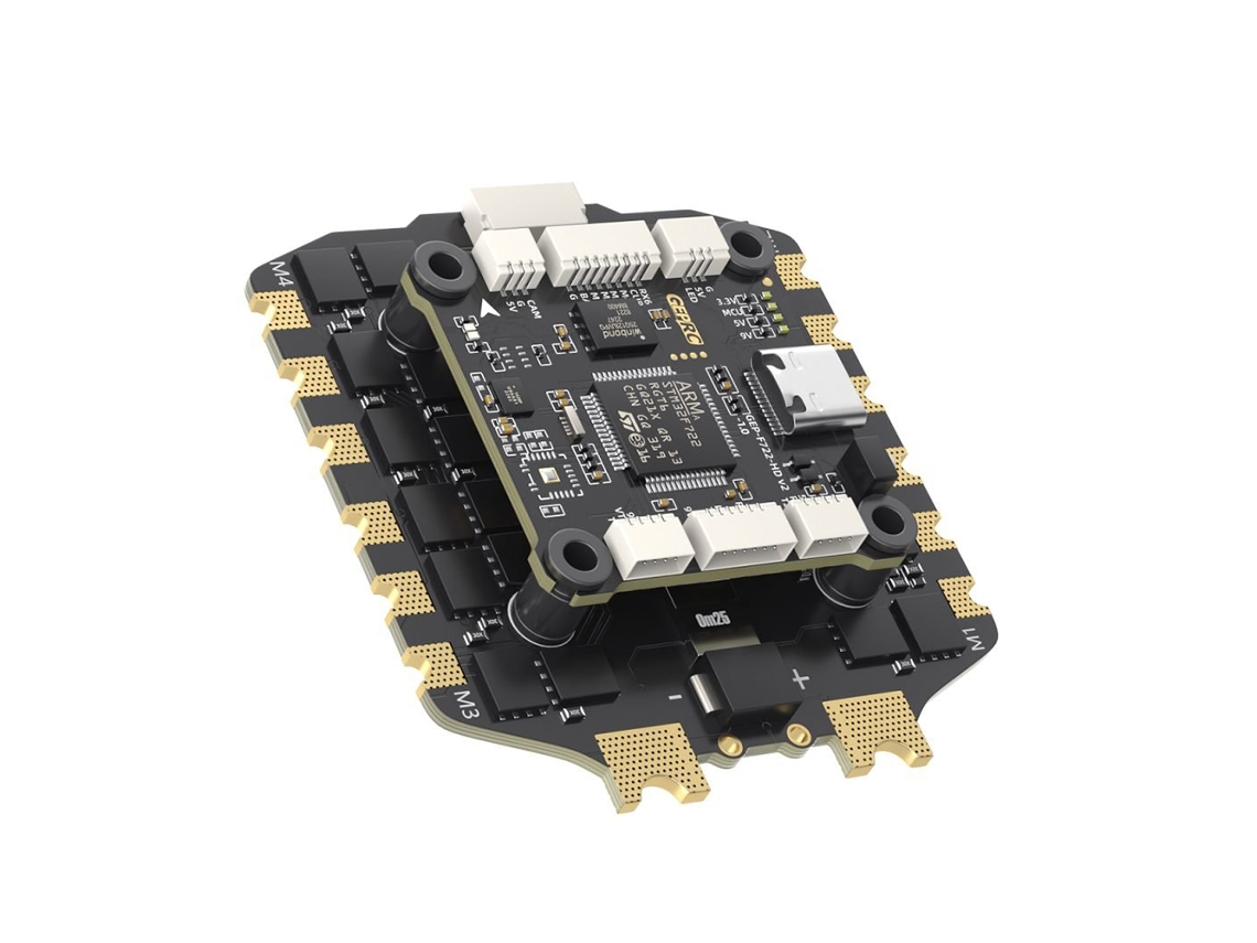 Controlador de Voo F722+60a Escgeprc Taker F722 F7 3 6s com Bec 5v 9v Bls 60a / 80a V2 4 em 1 para Drones Rc Fpv Racing MDUG