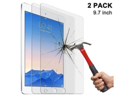 2 Películas de Vidro Temperado para Ipad Air/air 2 9.7 Polegadas com Kit de Acessórios Compatível com Modelos Apple