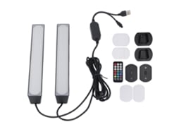 Barra de Luz Led RGB inteligente com controle app e remoto modo cena música S/MARCA