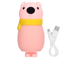 Calentador De Mãos Elétrico Portátil, Recarregável Via Usb, Com Três Níveis De Ajuste De Temperatura E Tela Digital, Cor Rosa