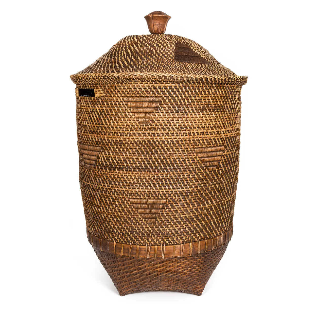 Cesto de roupa colonial - Marrom Natural - XL BAZAR BIZAR