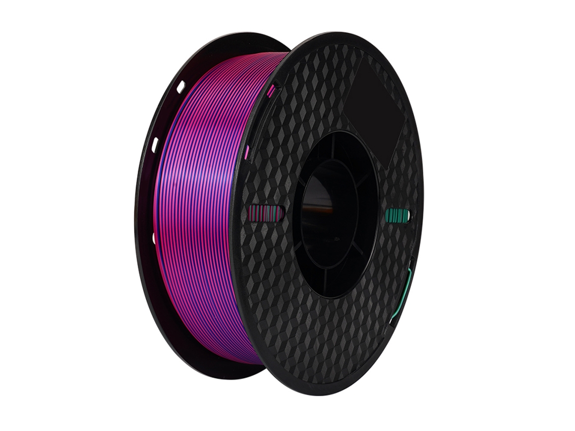 Filamento Pla Silk 1.75mm 1kg Kingroon Três Cores Para Impressora 3d Acurácia +/-0.03mm