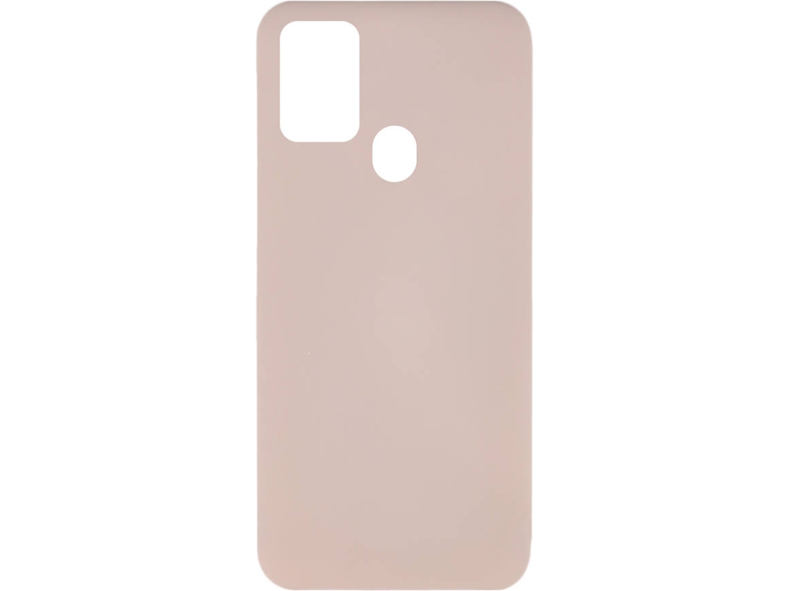 Capa Samsung Galaxy A21s ACCETEL Silicone Líquido Rosa Creme