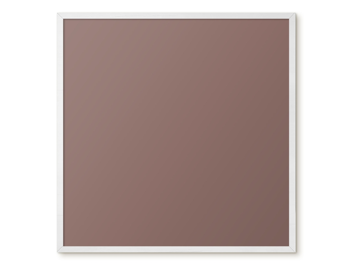 Quadro de parede magnético marrom acinzentado para escritório Espelharte (50x50 cm)