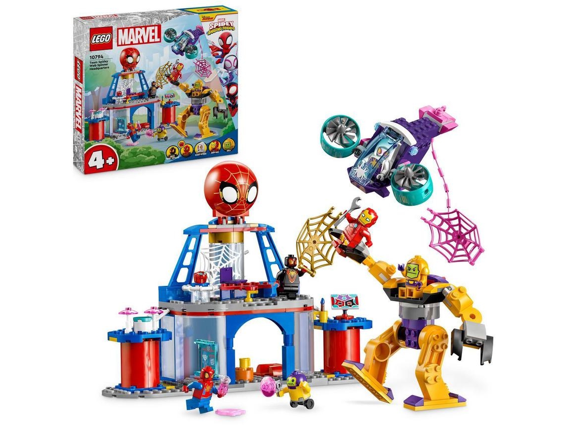 LEGO Marvel: Equipa Spidey: Quartel-general da Teia Giratória - 10794