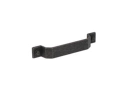 Puxador para Móveis Zamac Distância Central 128mm Ferro Preto Vintage Conjunto de 25 HARDWAREXCHANGE