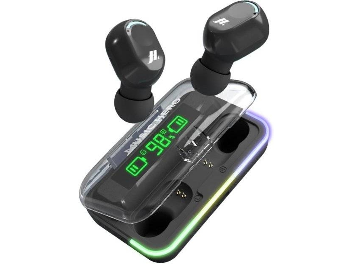 Auriculares SBS Kombo LCD TWS (Outlet Caixa Aberta - Preto)