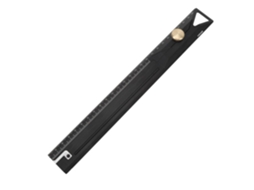 Régua Reta De Liga De Alumínio, 25 Cm, Ferramenta De Medição De