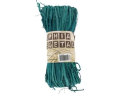 Ráfia vegetal - Verde - 50 g - Ammi