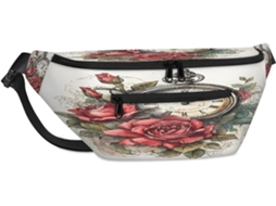 Bolsa de Ombro Tropicallife Estampa de Vaca 38x25x19 cm