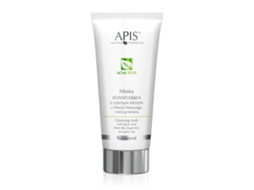 Máscara De Argila Preta Do Mar Morto E Chá Verde Apis Acne Stop, 200ml